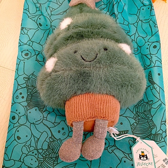 The Rare NEW Sold Out Jellycat Amuseables Christmas Tree 2025 100% REAL! - Picture 5 of 15